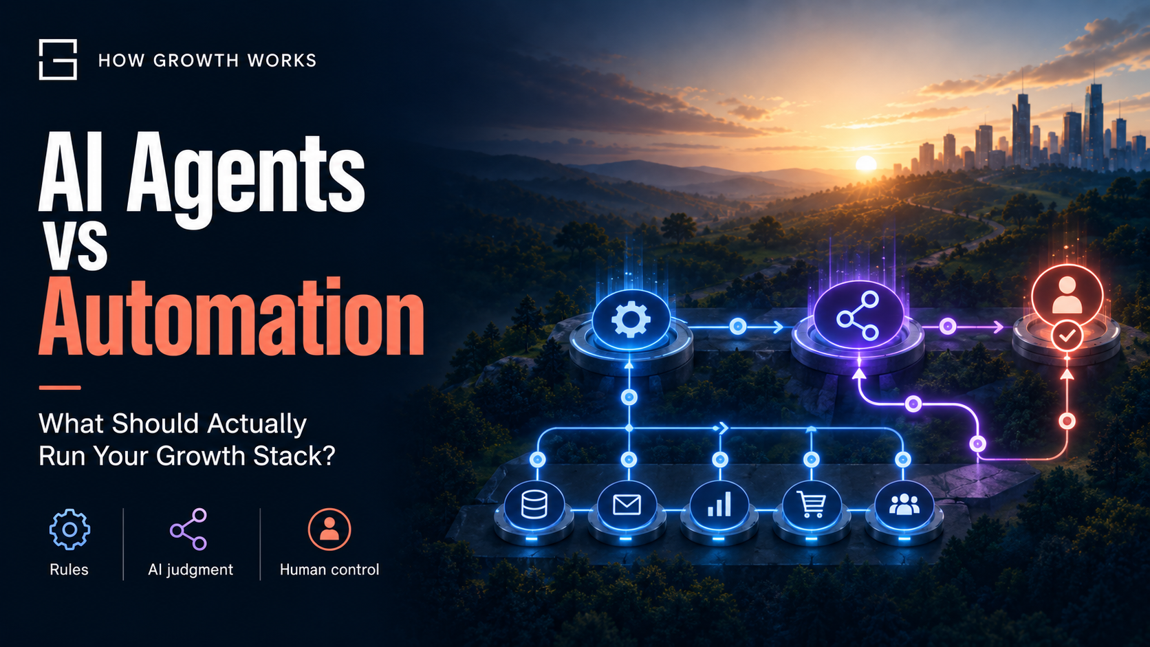 AI Agents vs Automation: What Should Actually Run Your Growth Stack?
